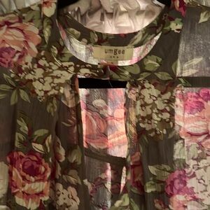 Umgee floral tunic/dress